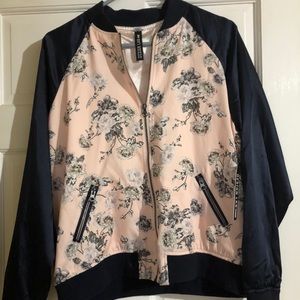 New with tags Design Lab floral bomber jacket